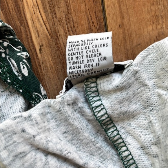 Vintage Green and cream floral romper - Picture 9 of 9